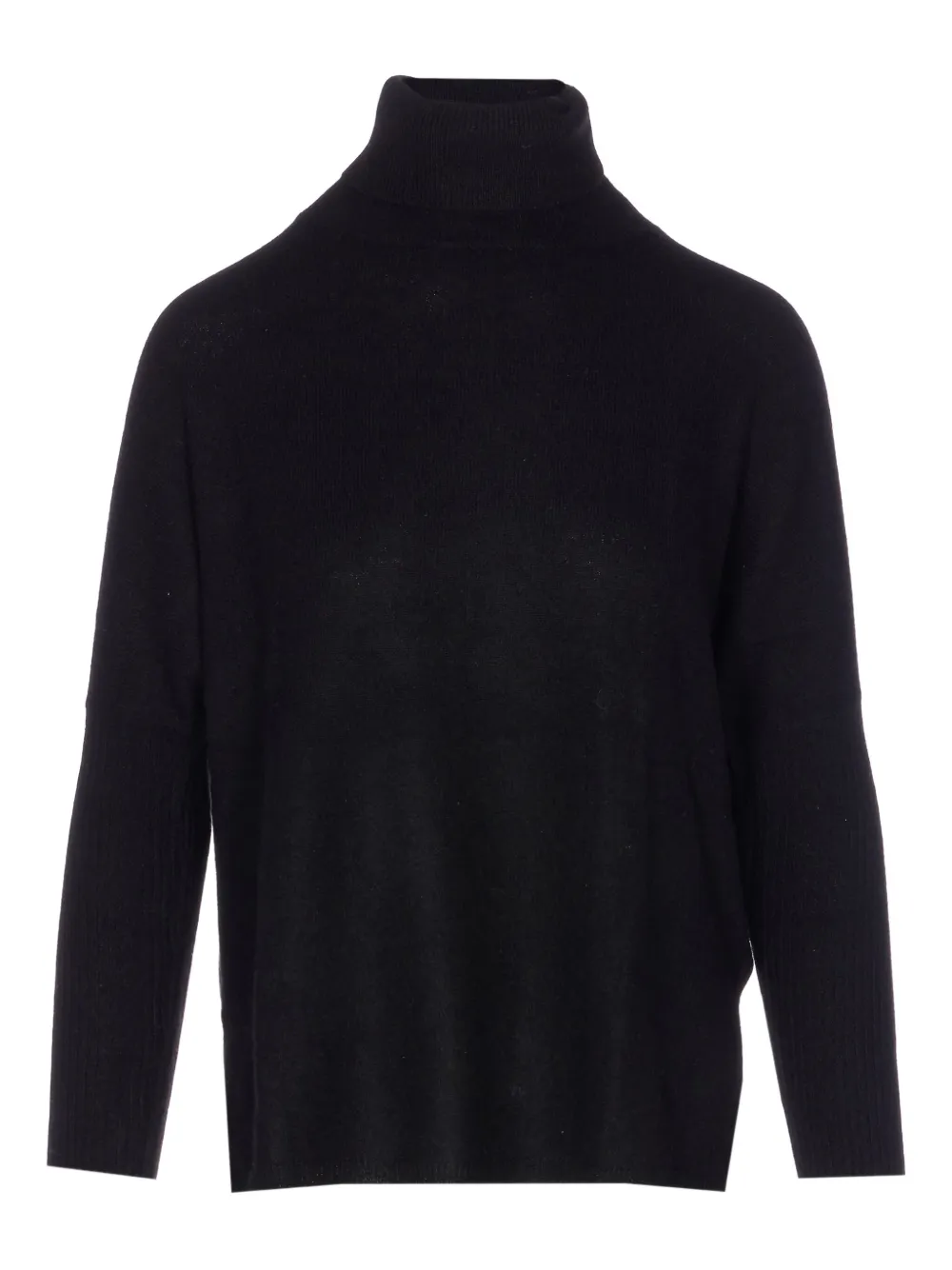 Not Shy Turtleneck Cashmere Sweater In Black