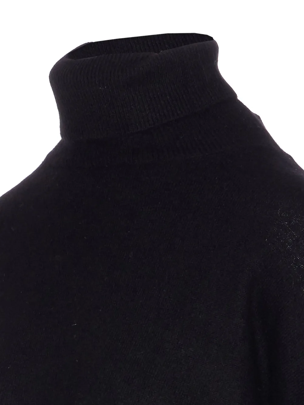 Not Shy Turtleneck Cashmere Sweater In Black