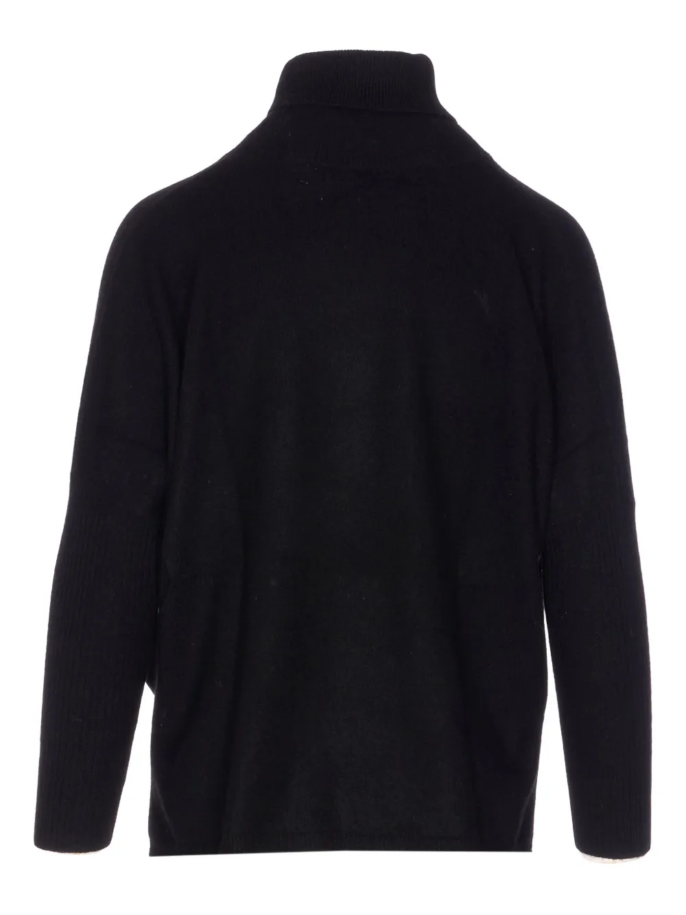 Not Shy Turtleneck Cashmere Sweater In Black
