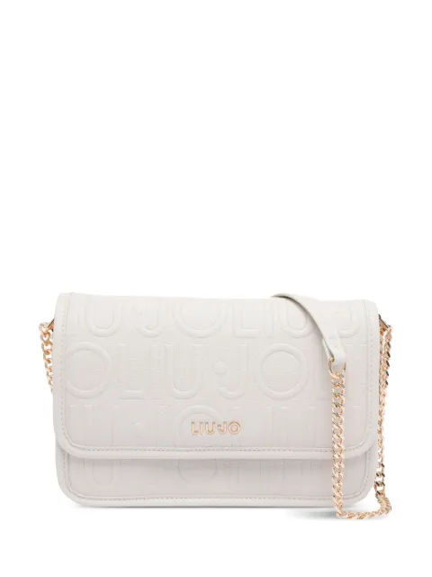 LIU JO logo-embossed chain cross body bag