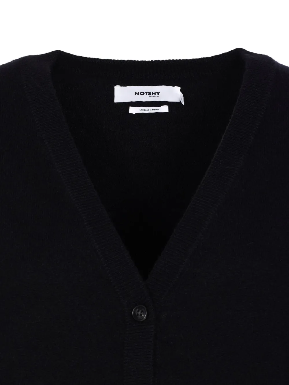 Not Shy Button-front Pocket Cardigan In Black