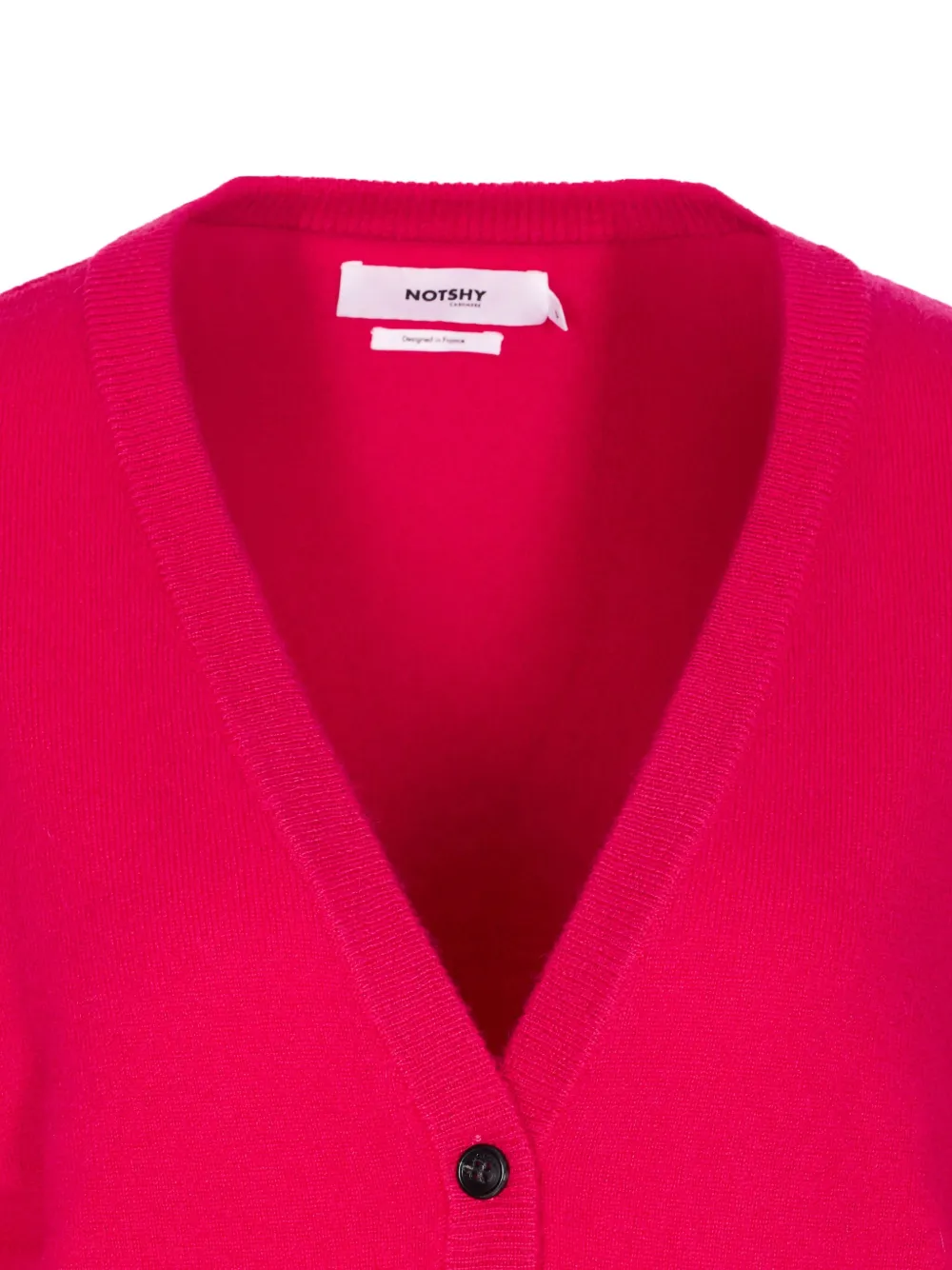 Not Shy Vest met V-hals Roze