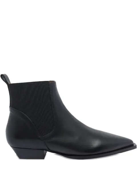 ANGEL ALARCON pointed-toe elastic-sided boots