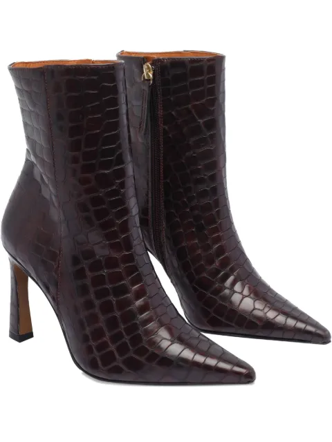 ANGEL ALARCON 95mm pointed-toe boots