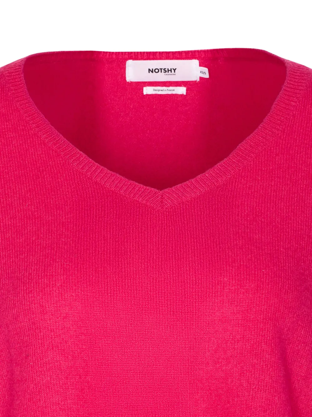 Not Shy V-neck Cashmere Sweater In Red