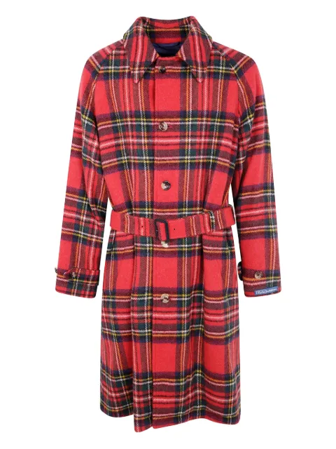 Polo Ralph Lauren plaid-check belted coat