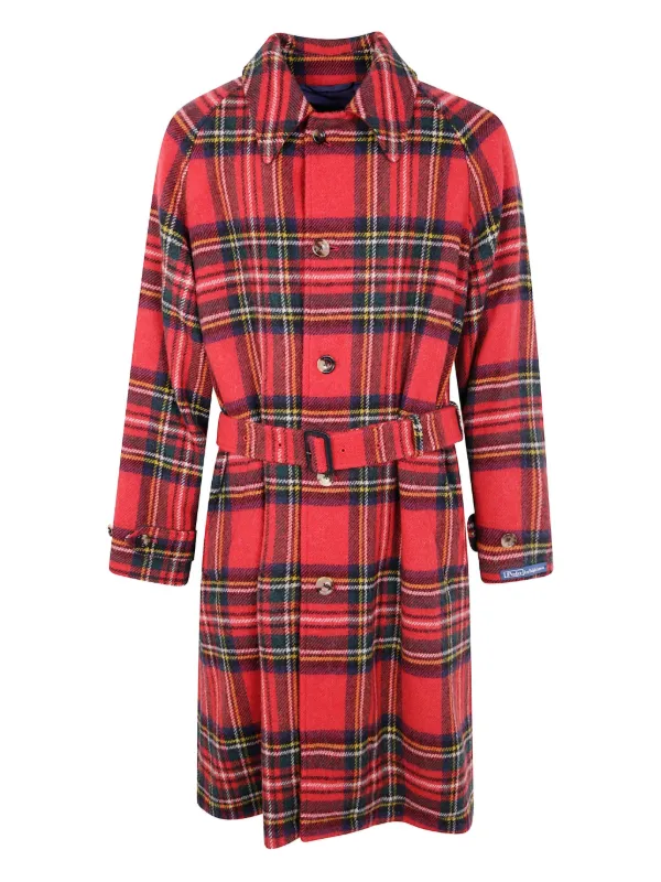 Ralph Lauren タータンチェック Pコート　L 31965300_61817657_600.jpg