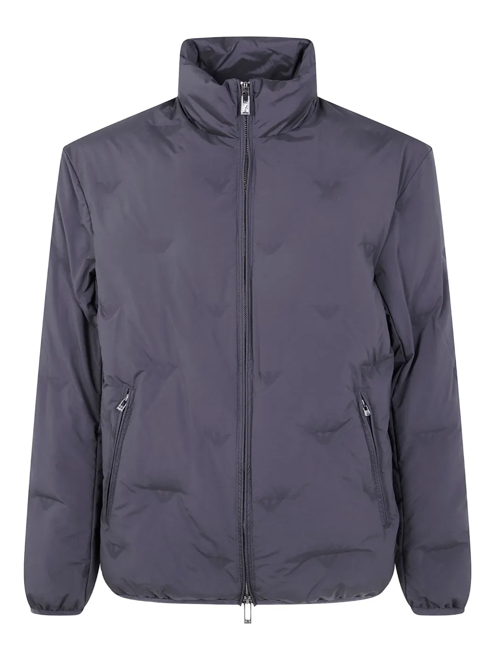 Emporio Armani eagle-logo quilted jacket | Black | Image 1