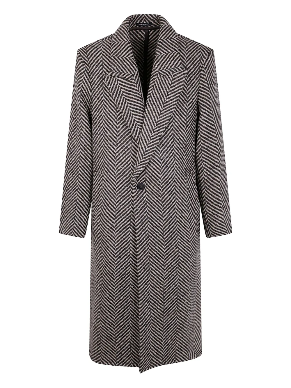 Emporio Armani herringbone coat | Image 1