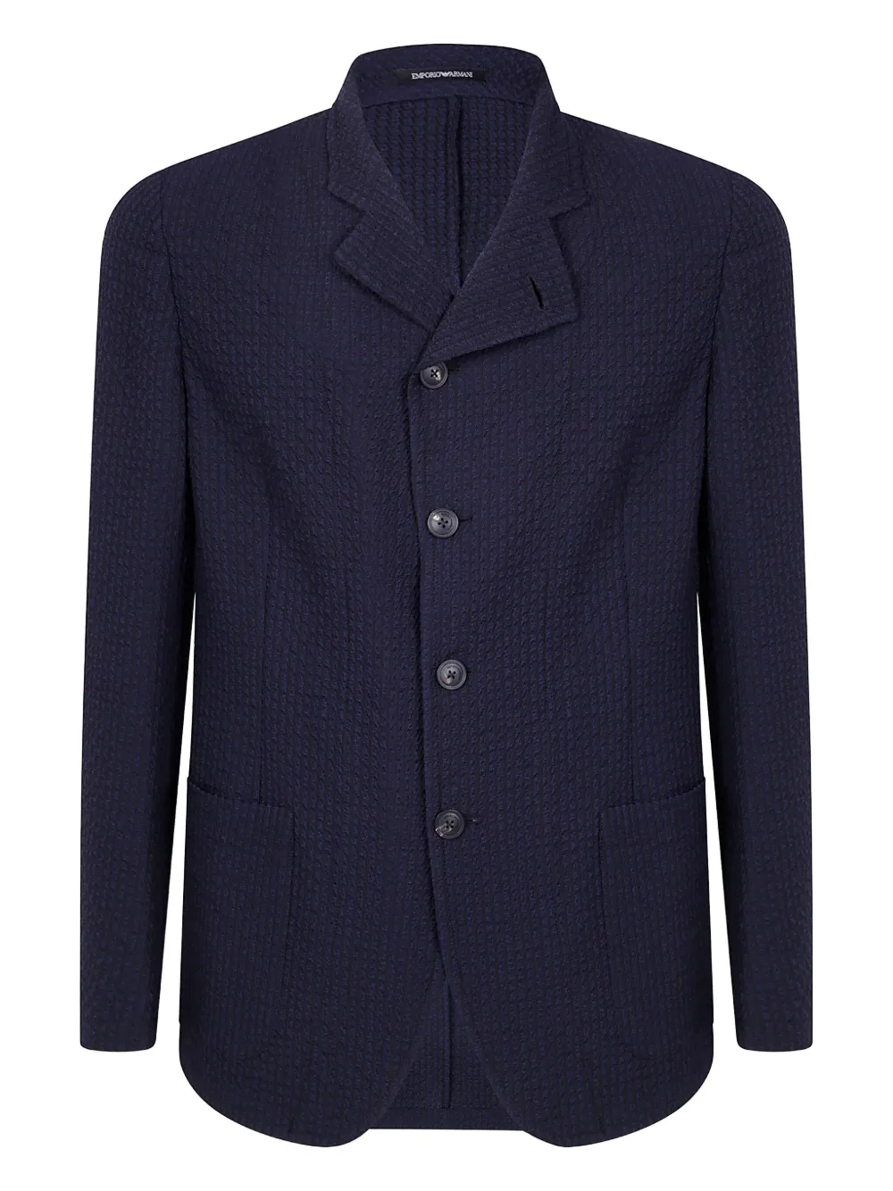 Emporio Armani Split Jacket Clothing In Blue