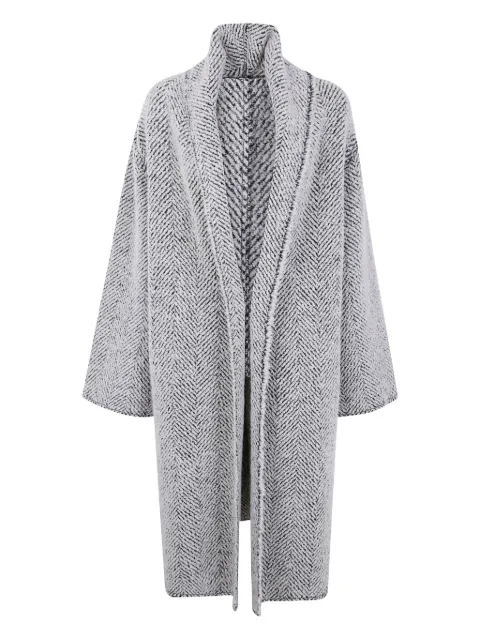 Alberta Ferretti abrigo con motivo pied de poule