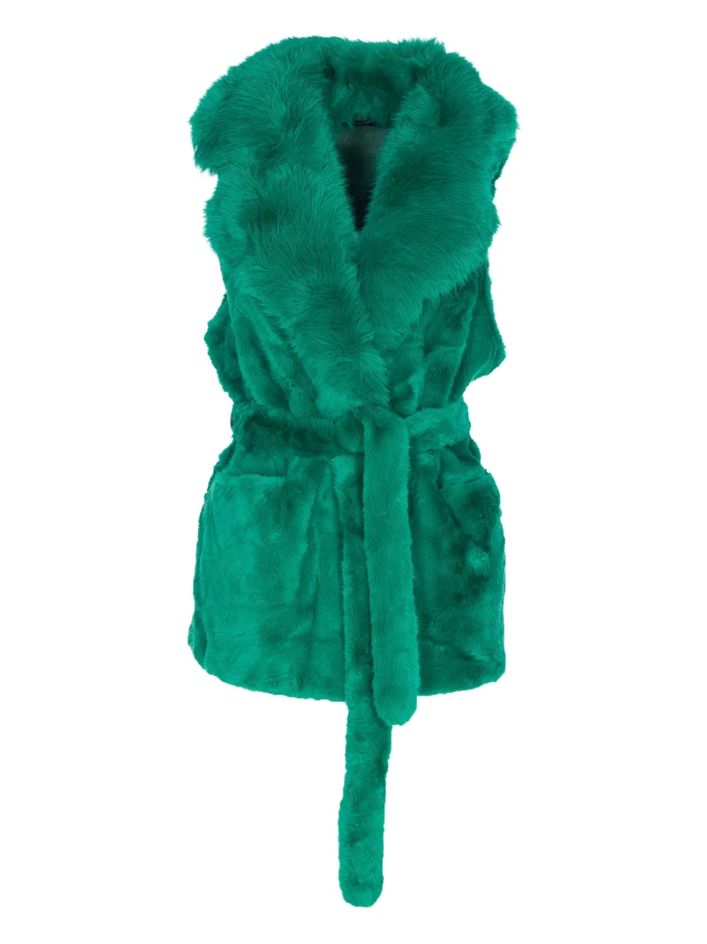 V°73 chaleco con cinturón | verde | Image 1