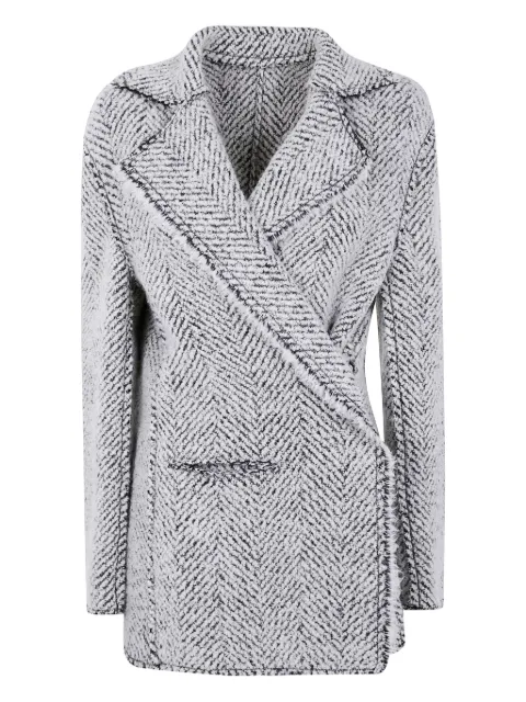 Alberta Ferretti herringbone-pattern jacket