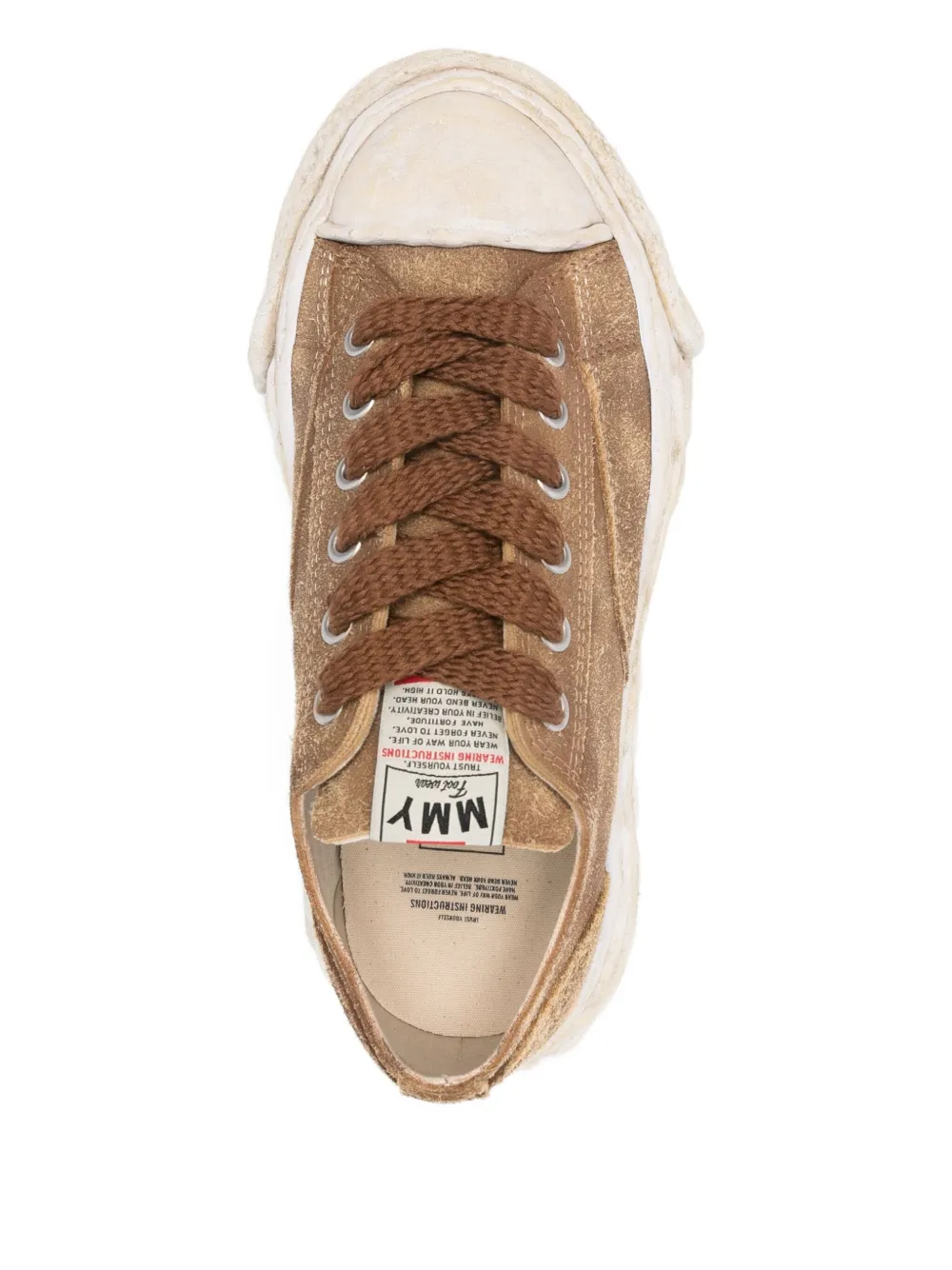 Maison MIHARA YASUHIRO OG Sole low-top sneakers Brown