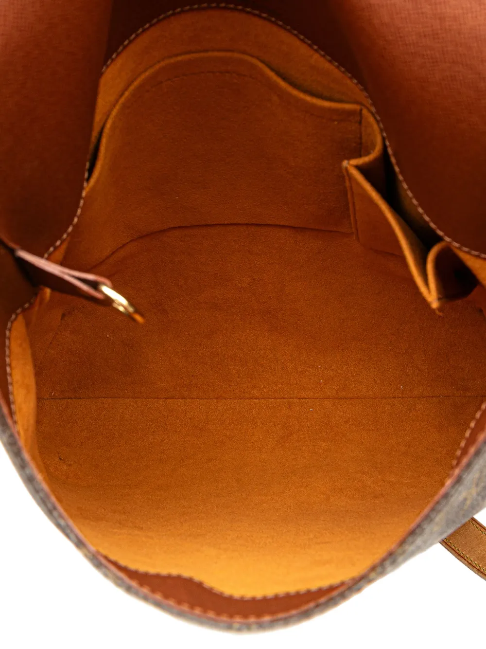Pre-owned Louis Vuitton 2001 Monogram Musette Salsa Gm Crossbody Bag In Brown