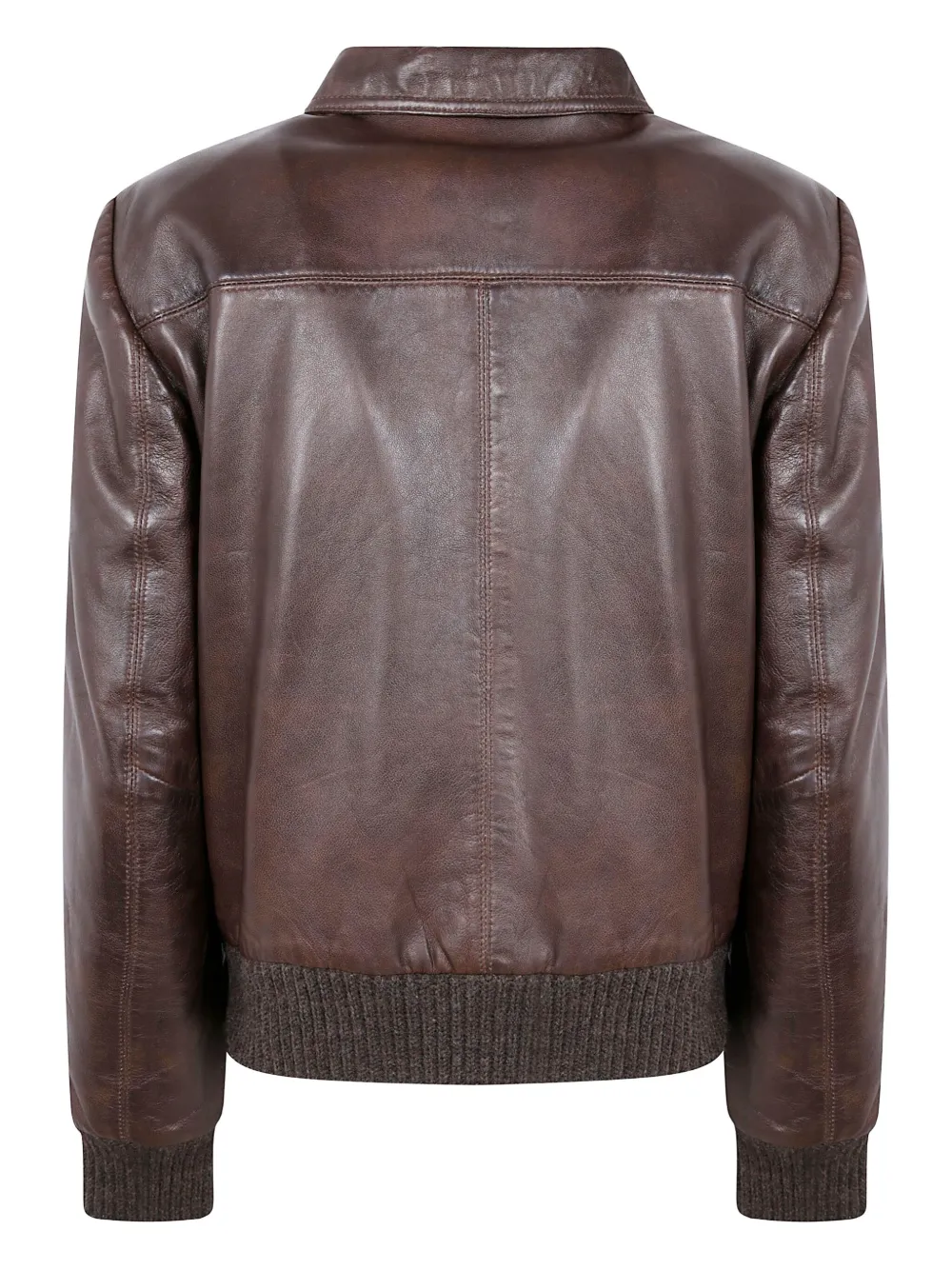 The Jackie Leathers button-fastening flap-pocket leather jacket | Leather Jackets | Image 2