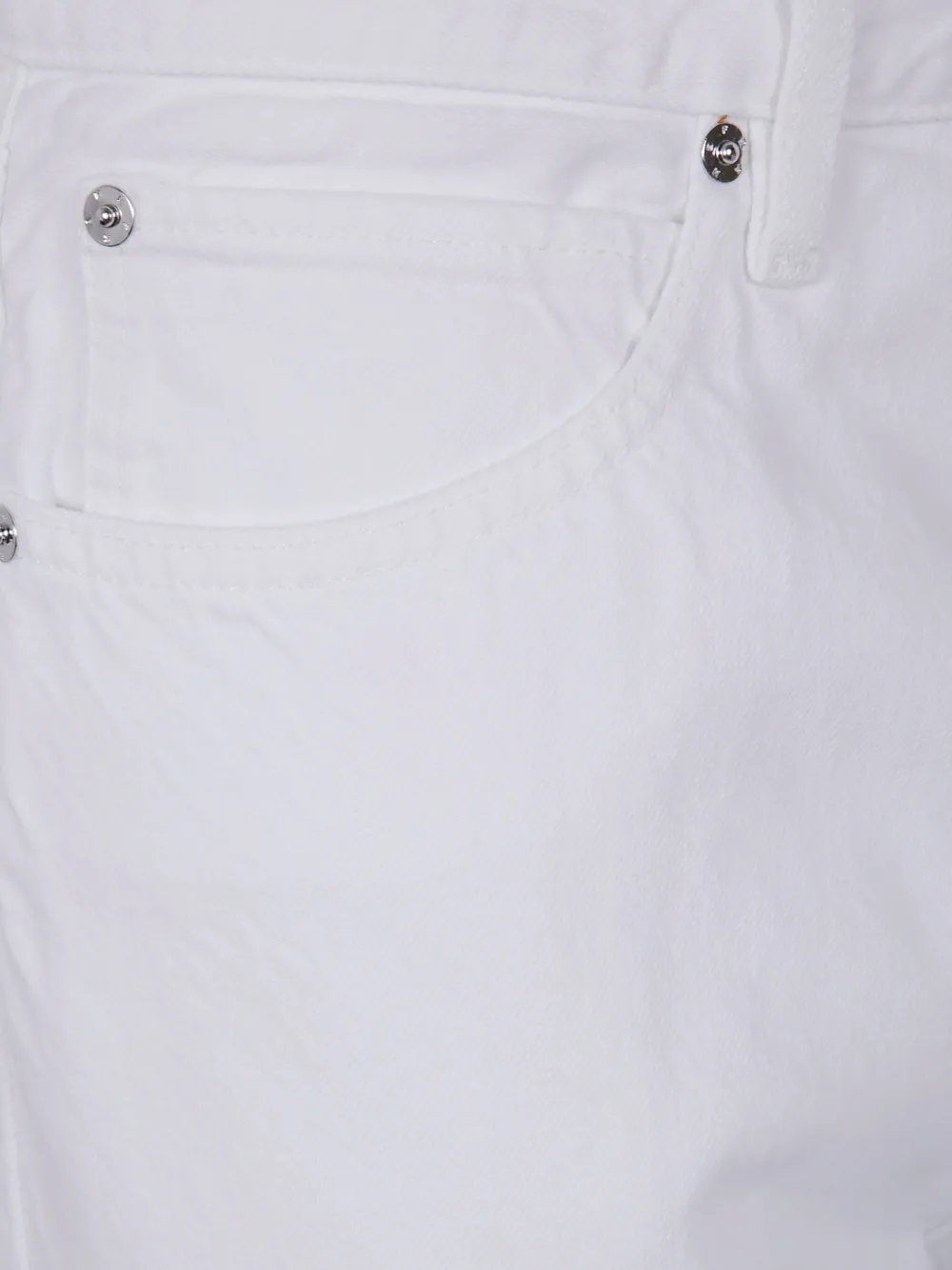 Frame High-waisted Straight-leg Jeans In White