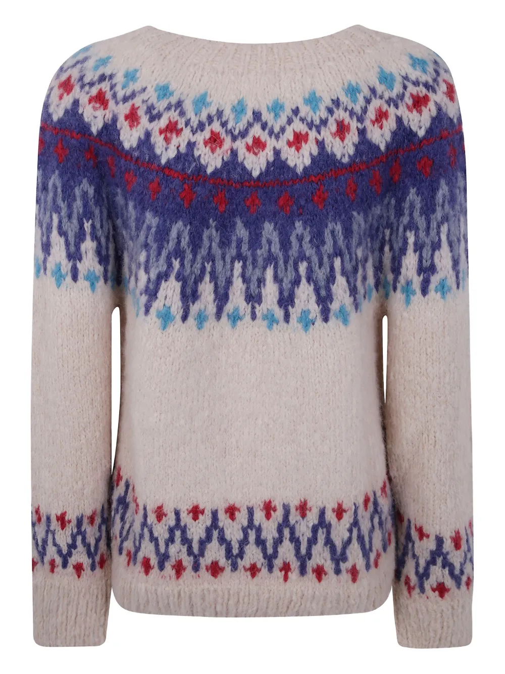 Frantic Fair Isle Button Cardigan In Multi