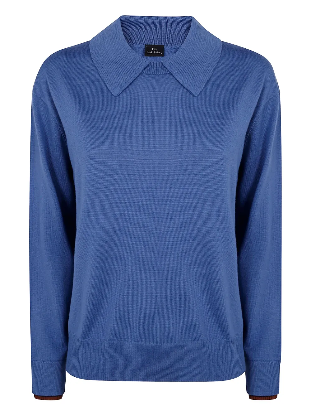 Paul Smith polo-collar wool sweaters - ブルー Paul Smith polo-collar wool sweaters - ブルー