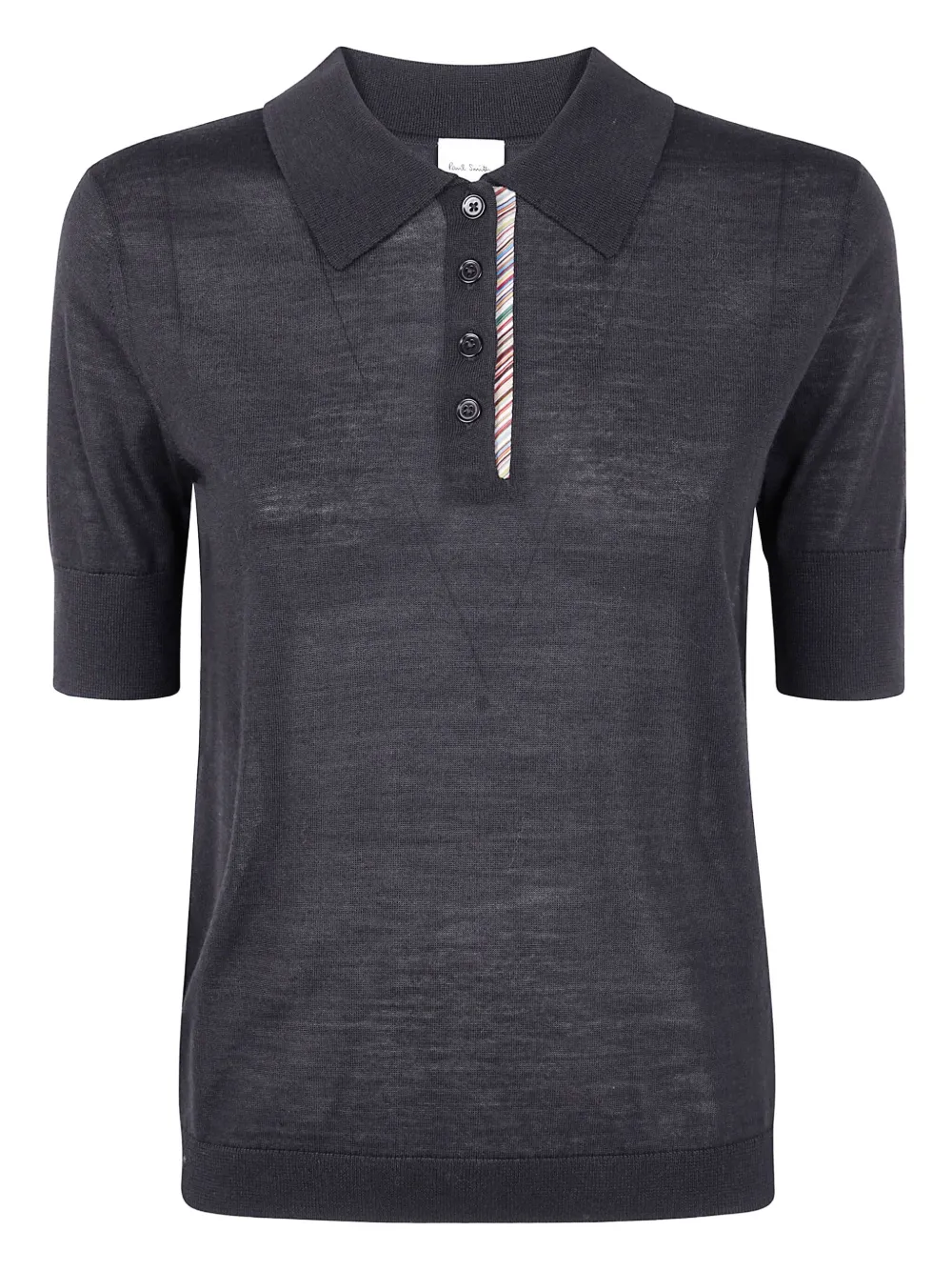 Paul Smith short-sleeve buttoned polo shirt - ブラック Paul Smith short-sleeve buttoned polo shirt - ブラック