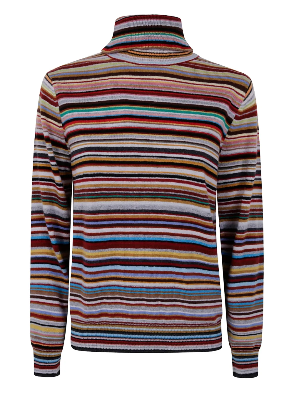 Paul Smith Signature Stripe turtleneck sweater - ブルー Paul Smith Signature Stripe turtleneck sweater - ブルー