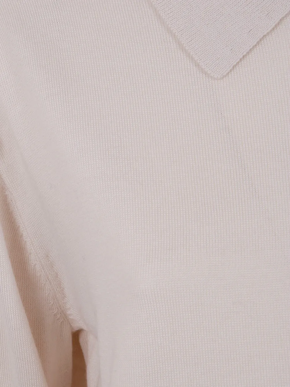 Paul Smith Polo-collar Wool Sweaters In Neutral