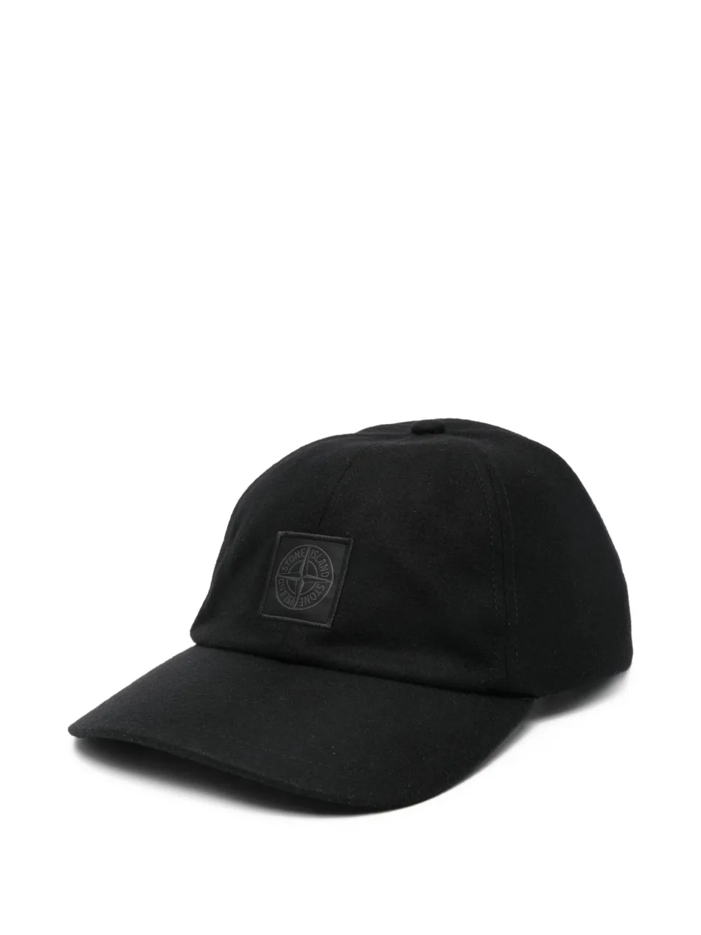 Stone Island logo-plaque baseball cap hat - ブラック Stone Island logo-plaque baseball cap hat - ブラック