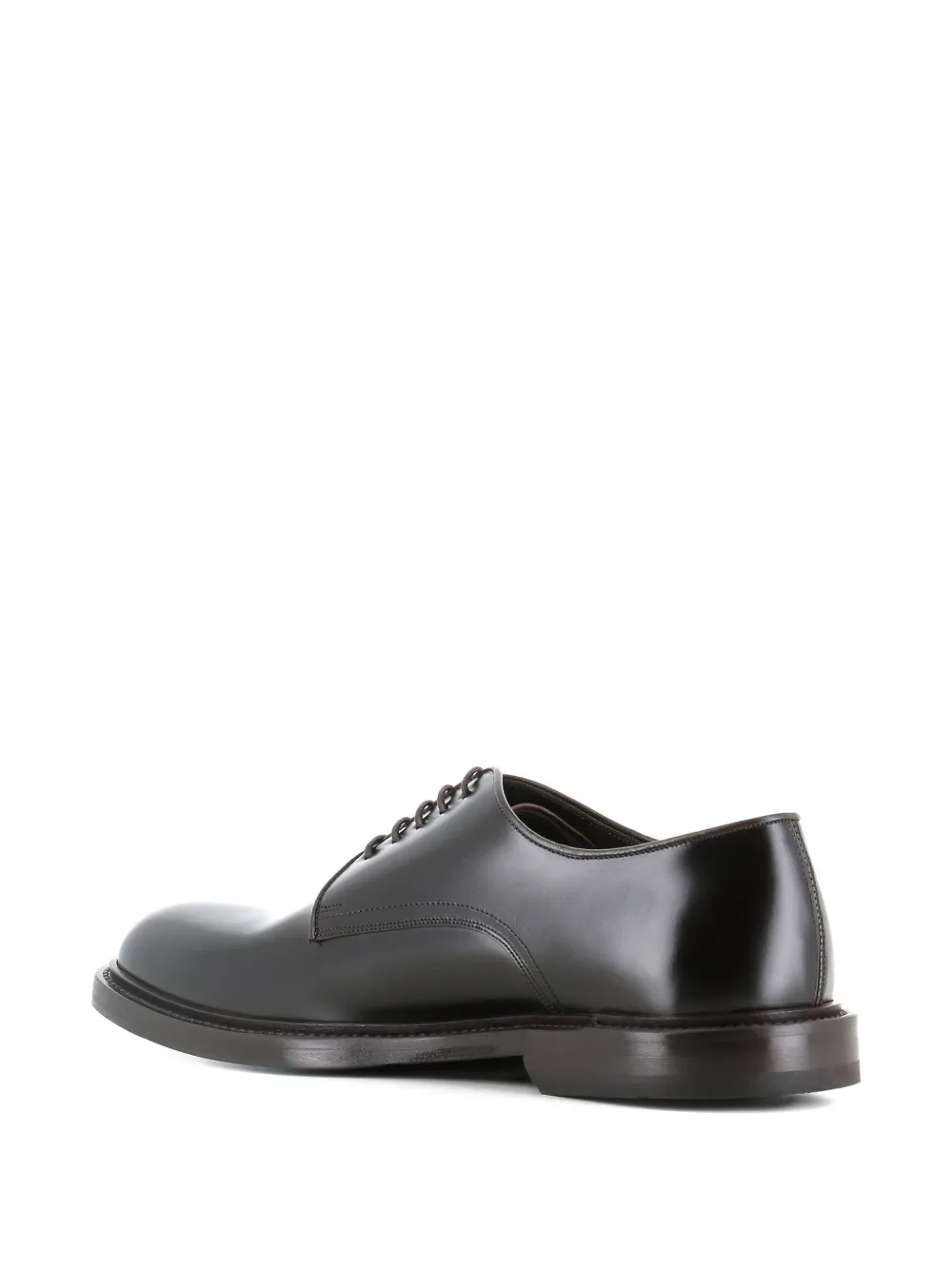 Green George Leren derby schoenen Bruin