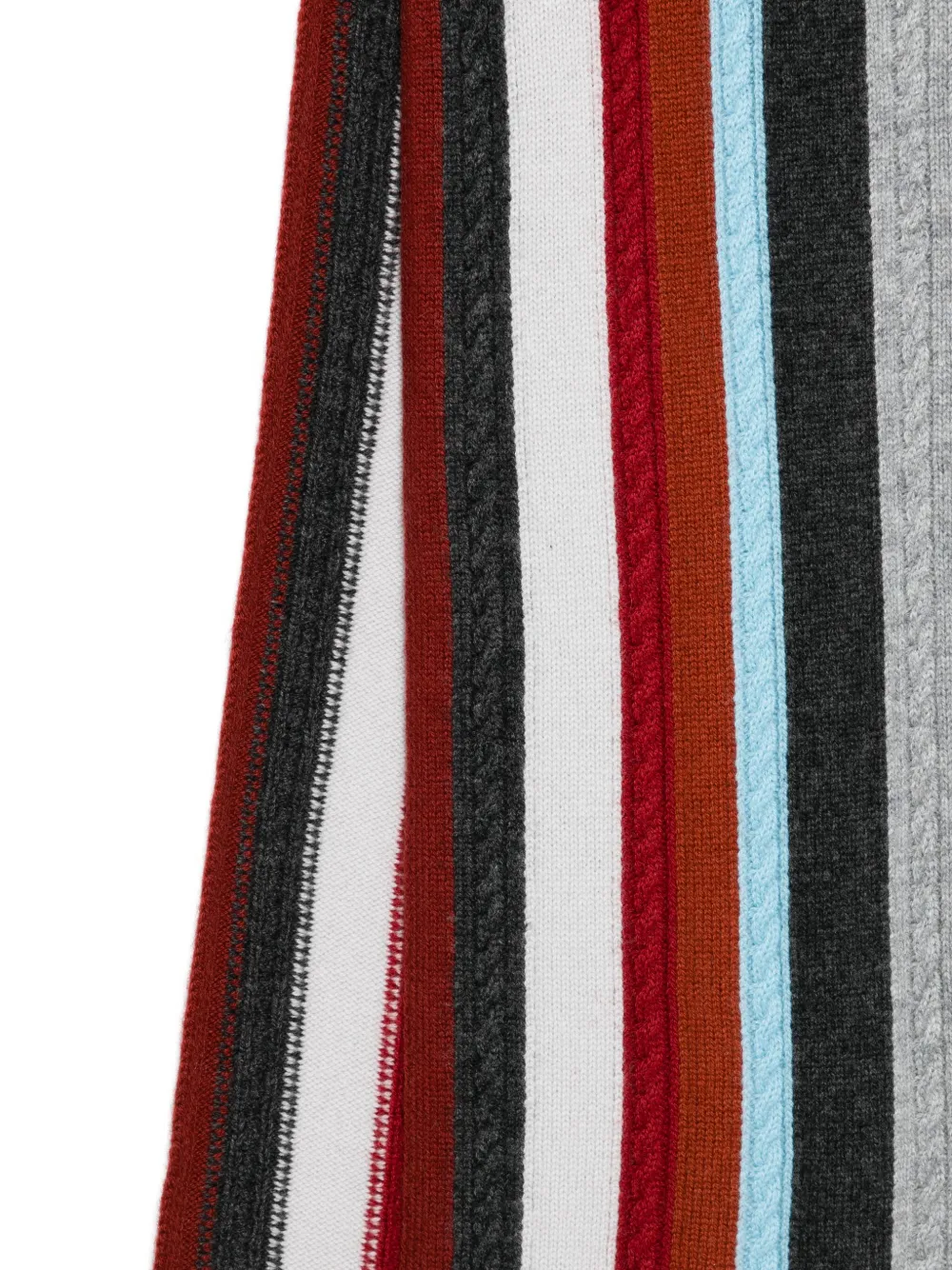 Paul Smith Striped Scarf In Multi