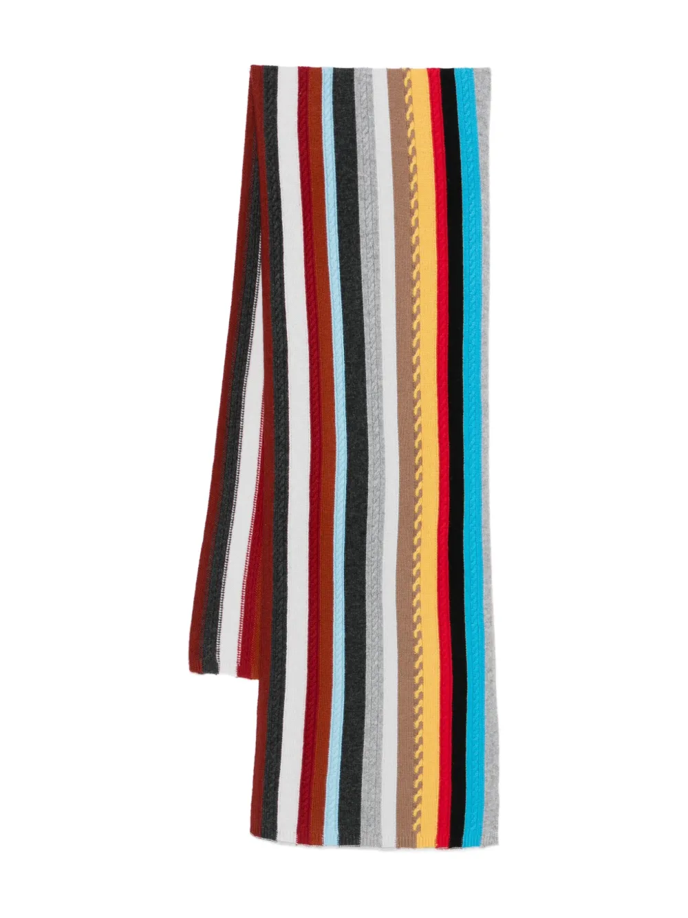 Paul Smith striped scarf - ブラック Paul Smith striped scarf - ブラック