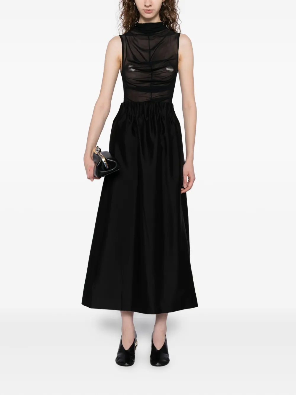 YEAREAST gathered skirt - Zwart