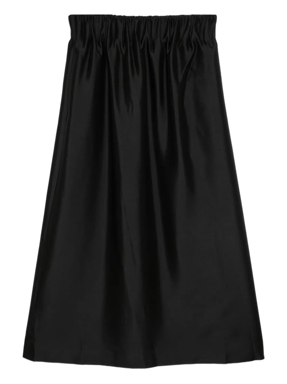 YEAREAST gathered-detail skirt | Black | Image 1