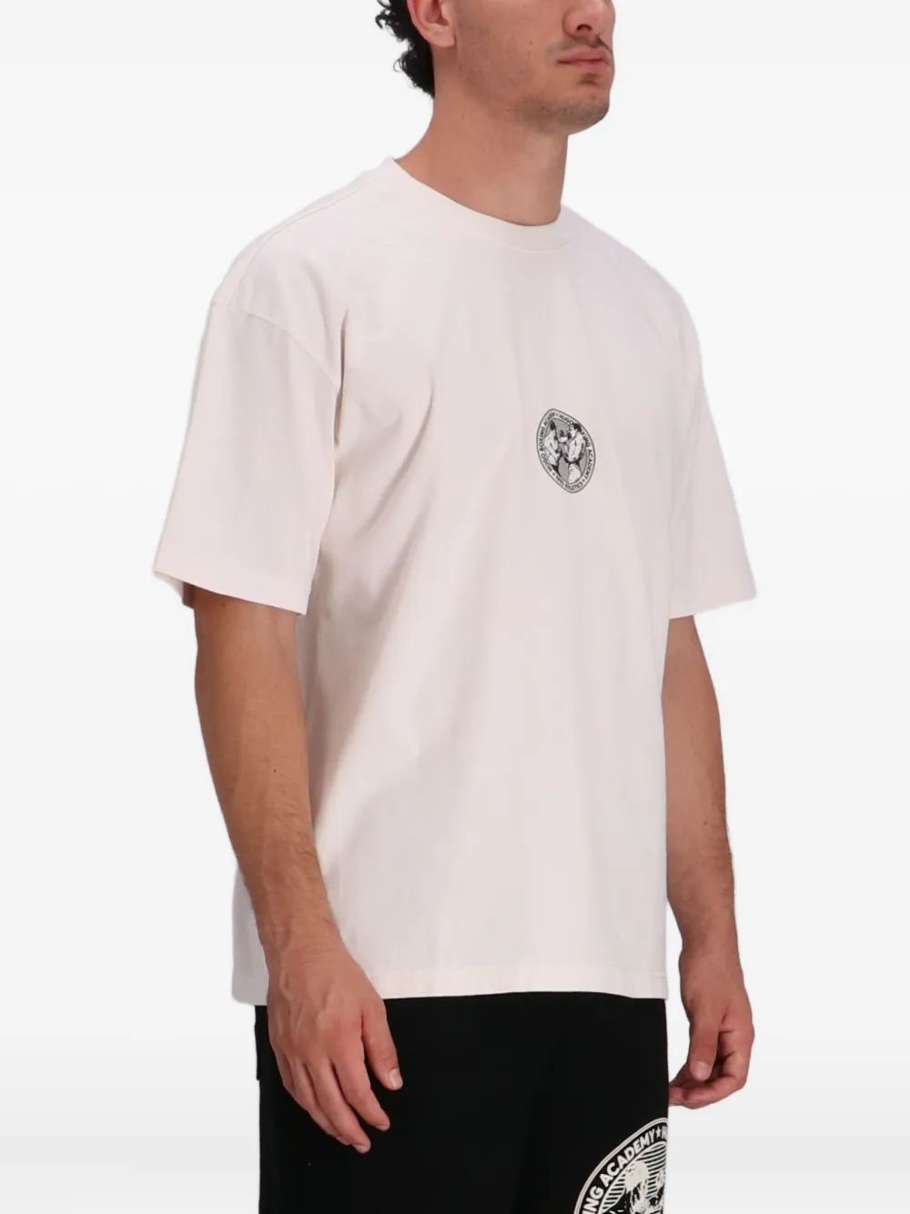 HUGO T-shirt met logo Beige