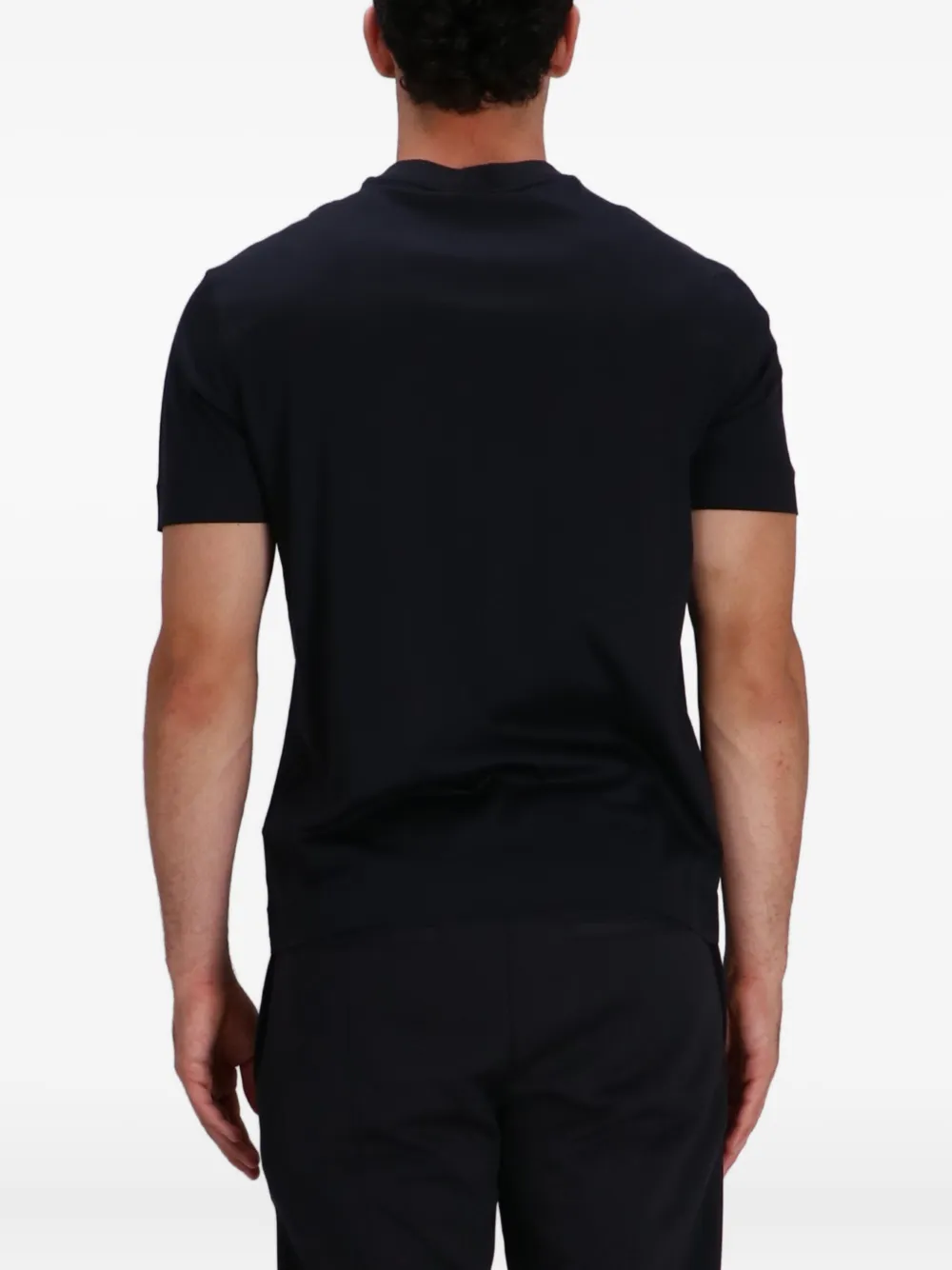 Emporio Armani T-shirt met logoprint Blauw