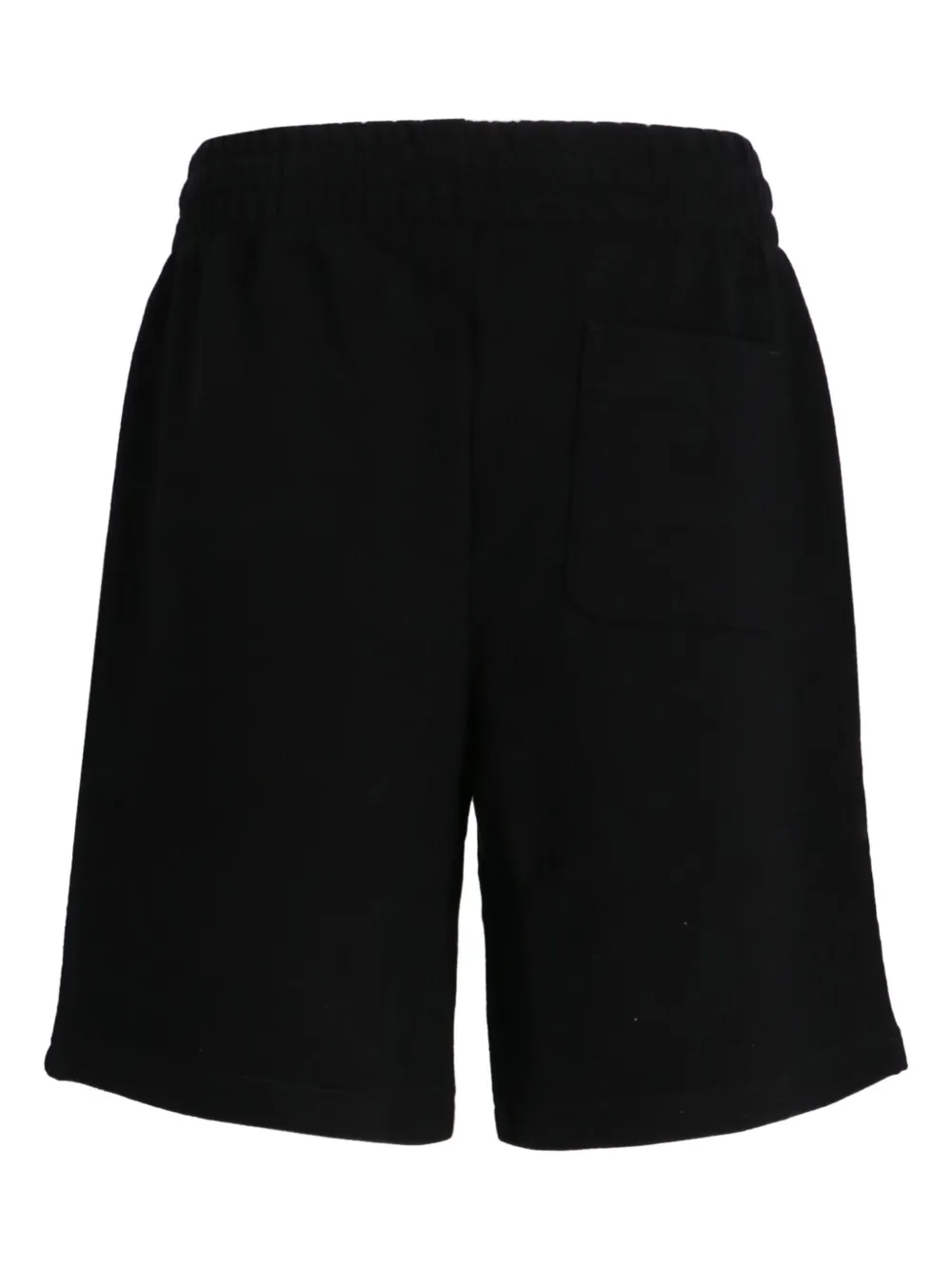 HUGO Katoenen shorts met logo Zwart