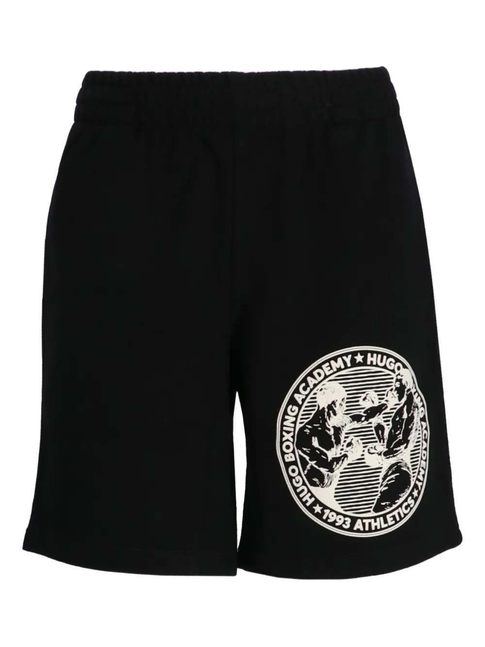 HUGO cotton logo shorts | Black | Image 1