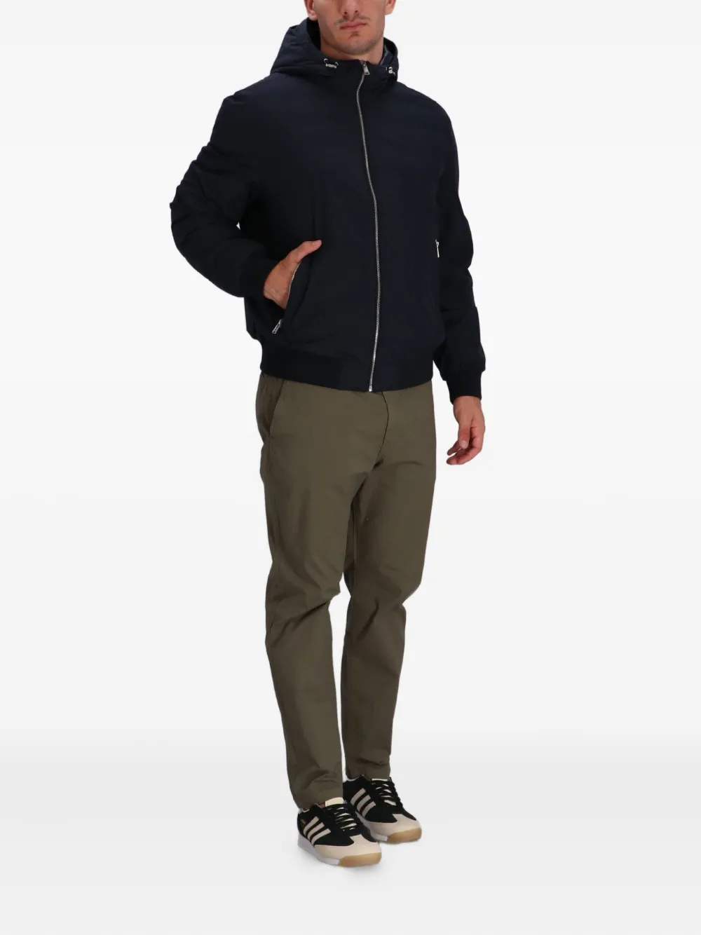 BOSS Straight broek - Groen