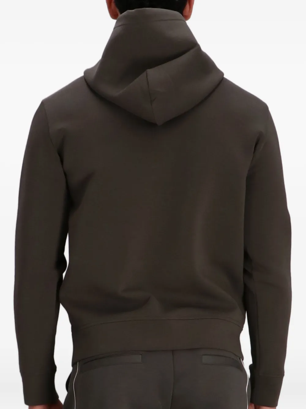 Emporio Armani Hoodie met logoplakkaat Groen