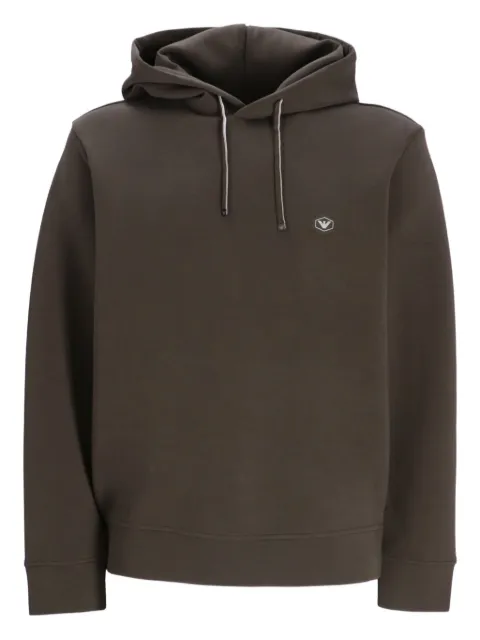 Emporio Armani hættetrøje med logoplade