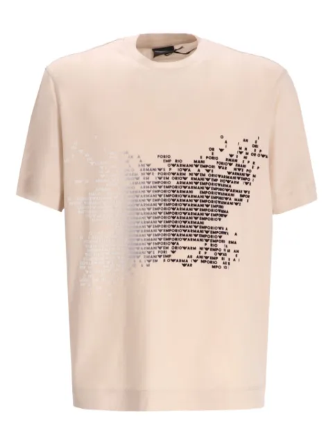 Emporio Armani playera manga corta con logo estampado