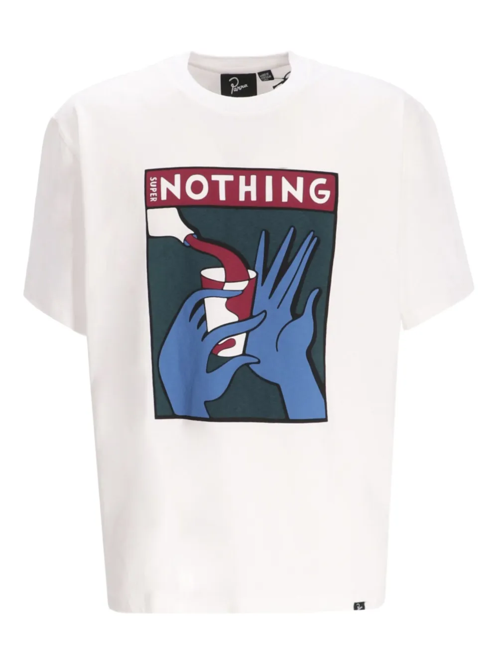 BY PARRA graphic-print T-shirt - ホワイト BY PARRA graphic-print T-shirt - ホワイト