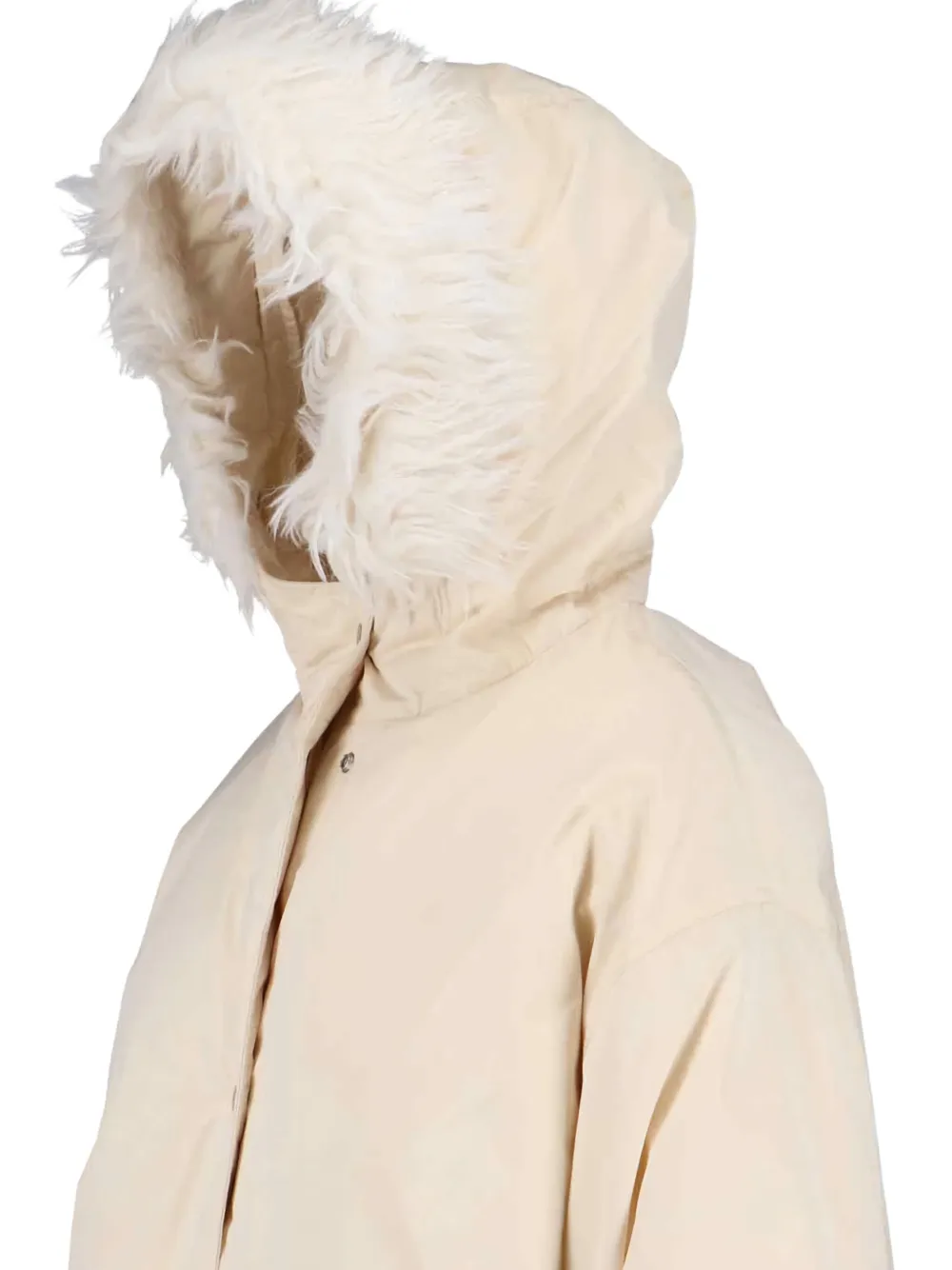 Jil Sander Parka met capuchon Beige