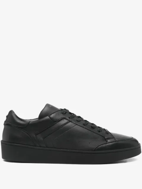 Canali baskets en cuir à logo embossé