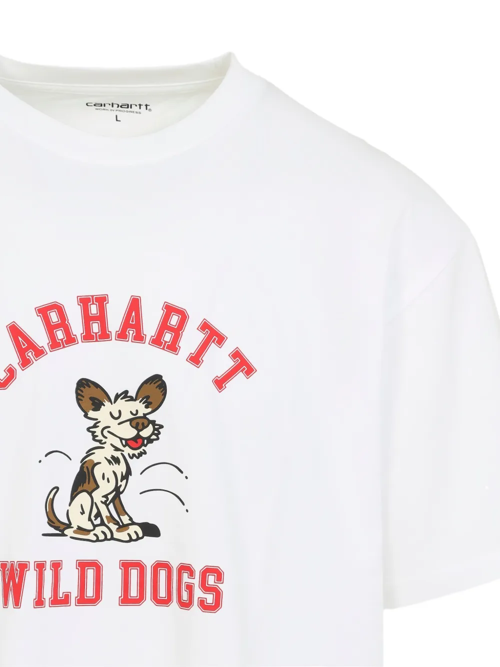 Carhartt Wild Dog Printed T-shirt In White