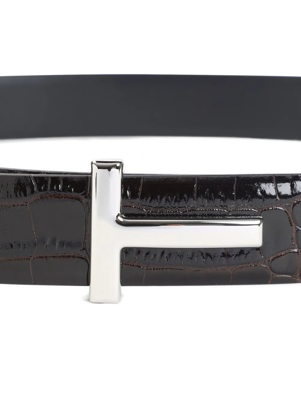TOM FORD crocodile-embossed leather belt | Image 2