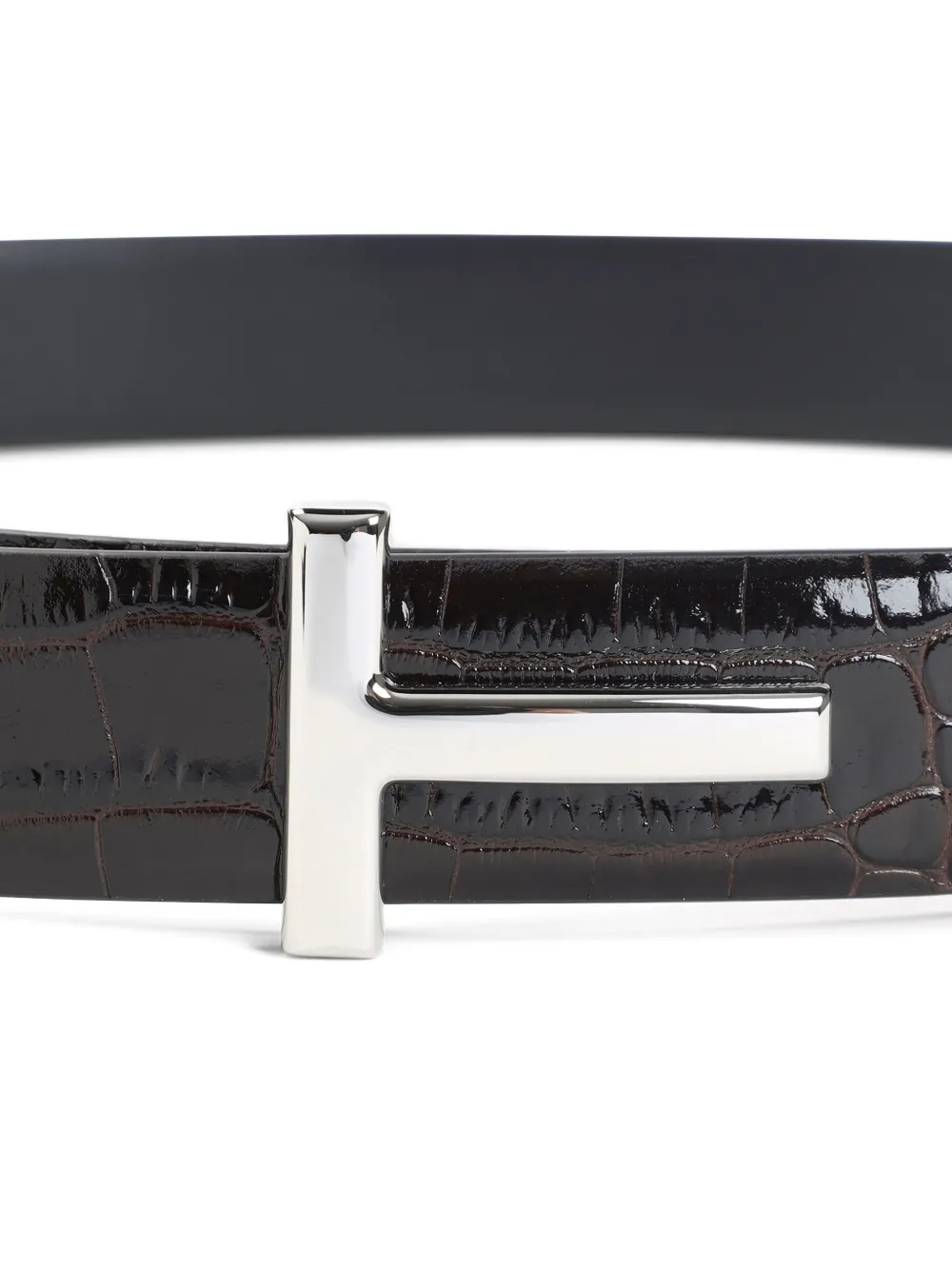 TOM FORD crocodile-embossed leather belt | Image 2