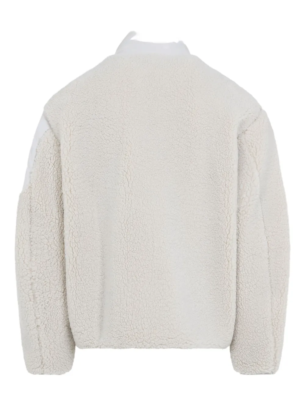 Moose Knuckles fleece-texture coat - Wit