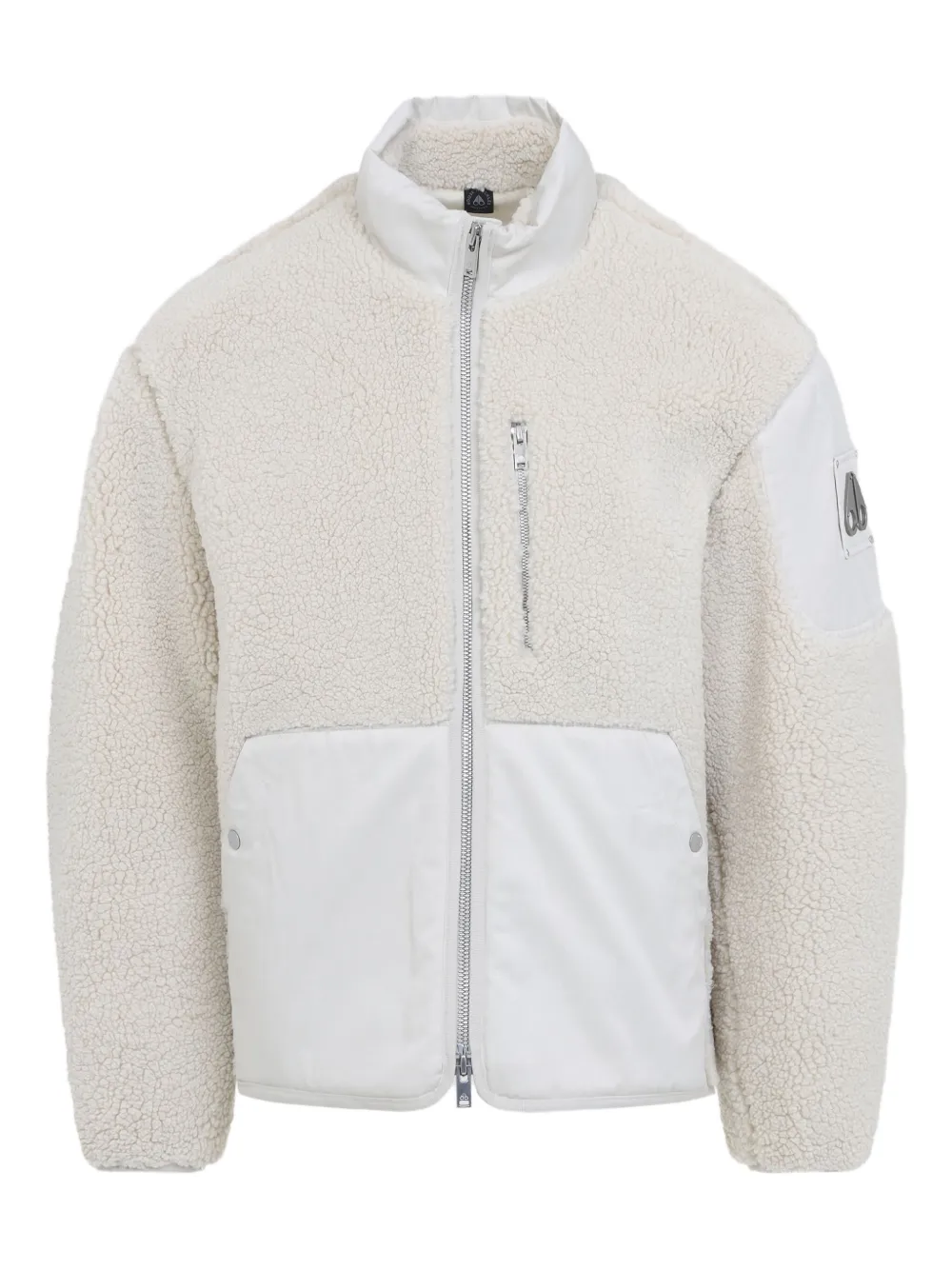 Moose Knuckles fleece-texture coat | White | Image 1