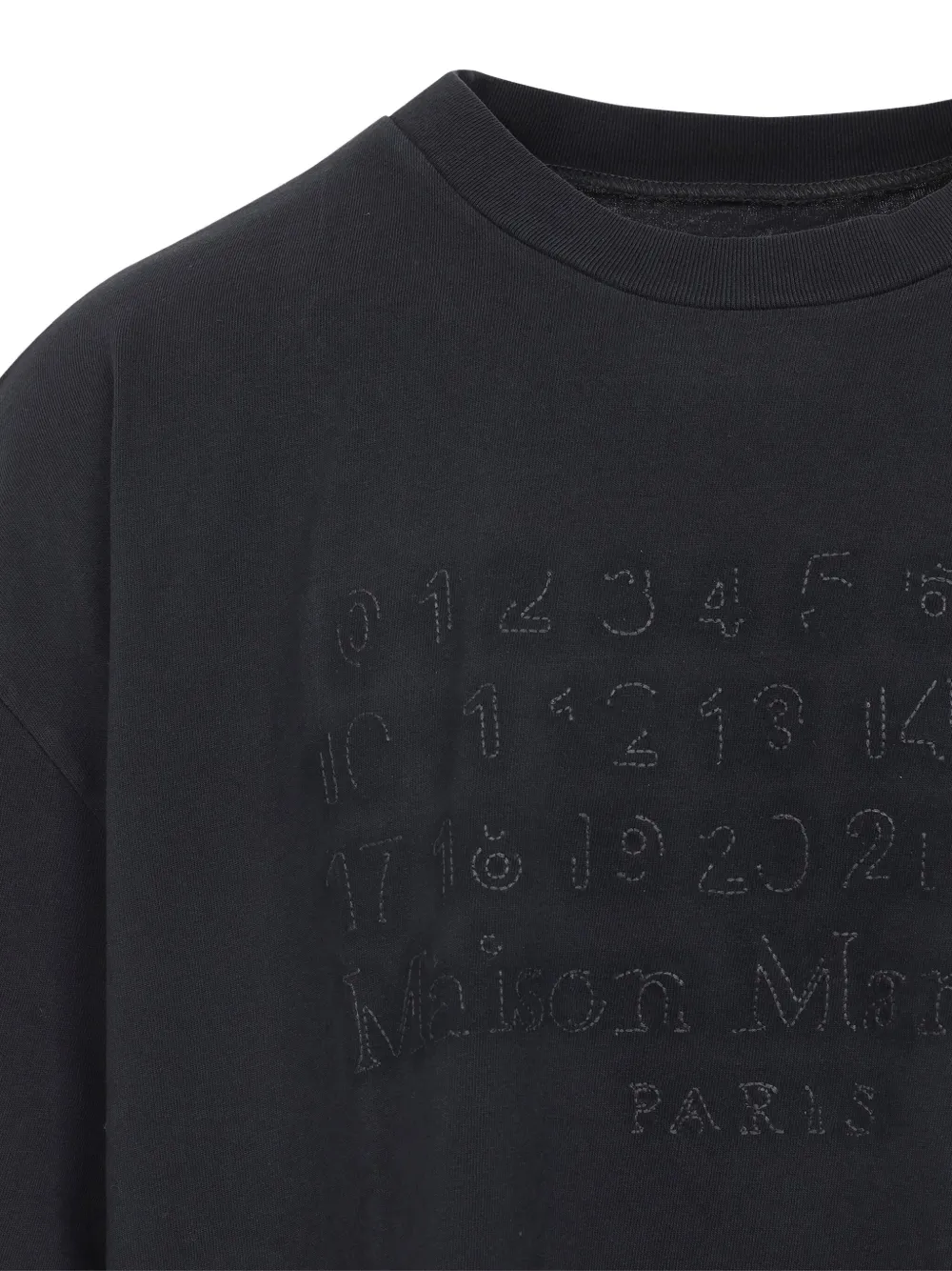 Maison Margiela T-shirt met logodetail Grijs