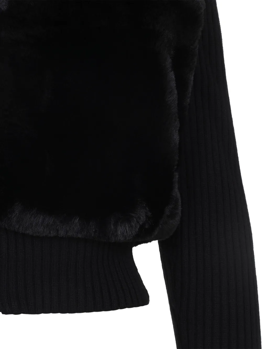 Moose Knuckles Geribbeld jack met hoge hals Zwart